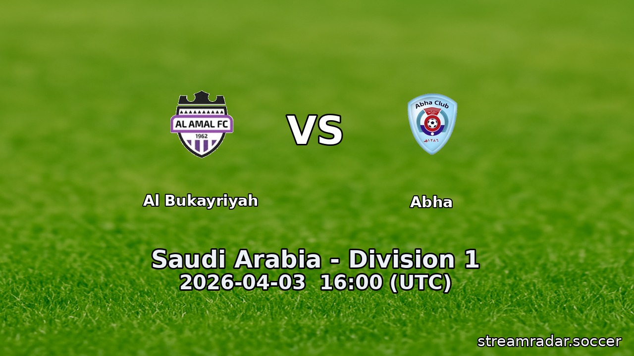 Al Bukayriyah vs Abha