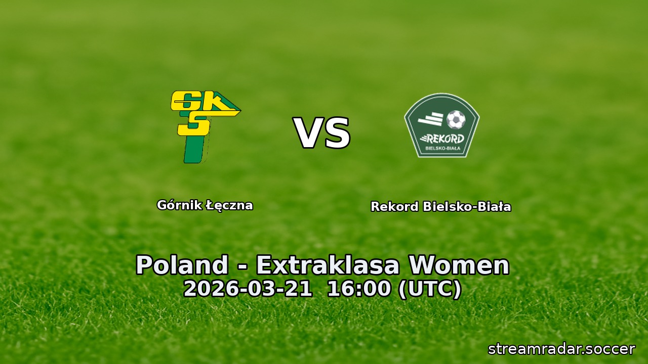 Górnik Łęczna vs Rekord Bielsko-Biała