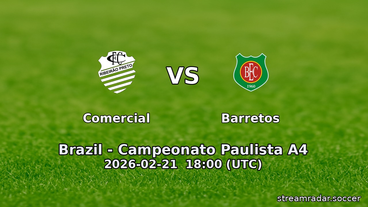 Comercial vs Barretos