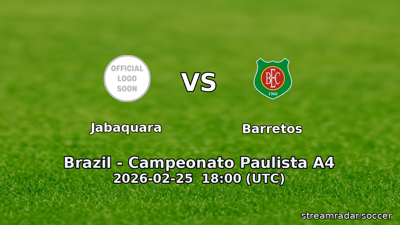 Jabaquara vs Barretos