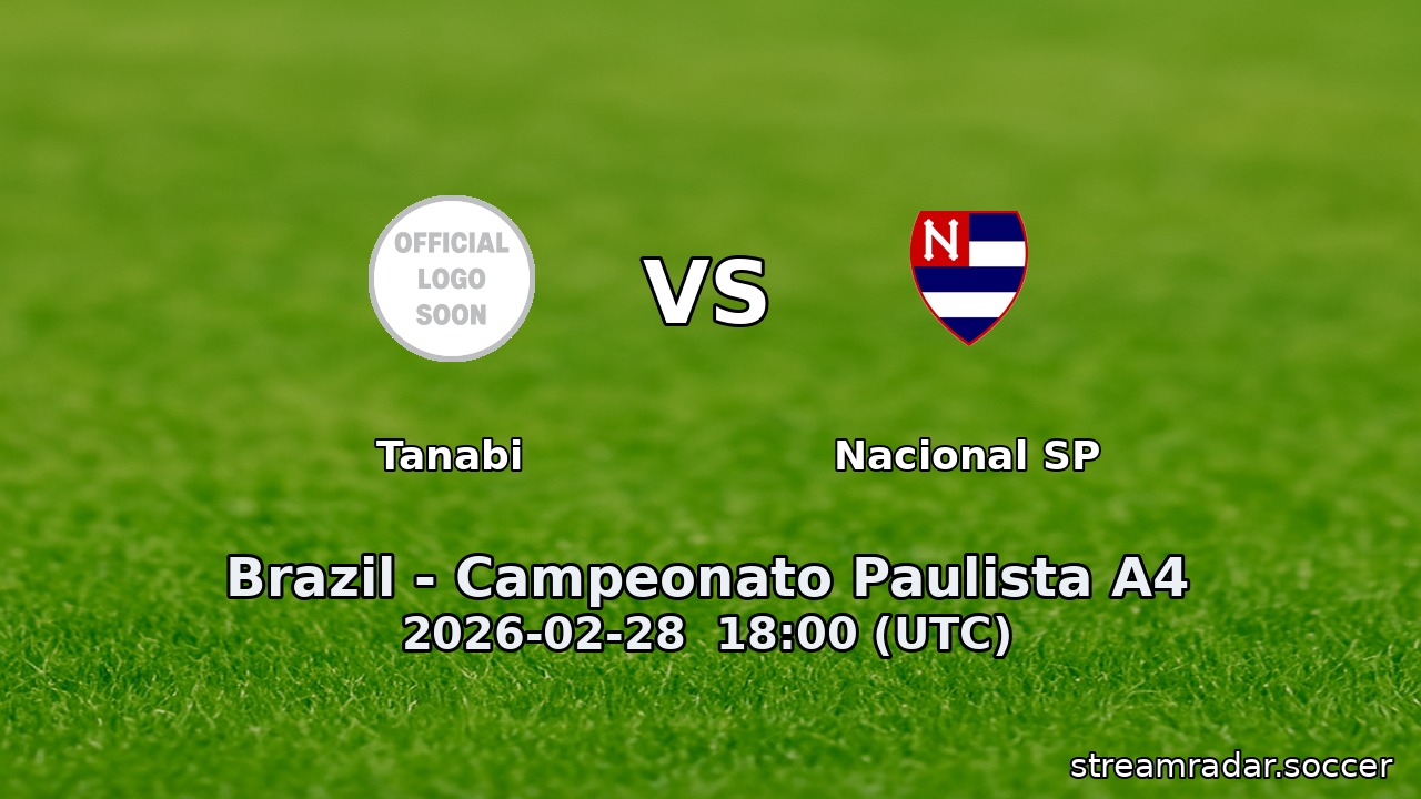 Tanabi vs Nacional SP