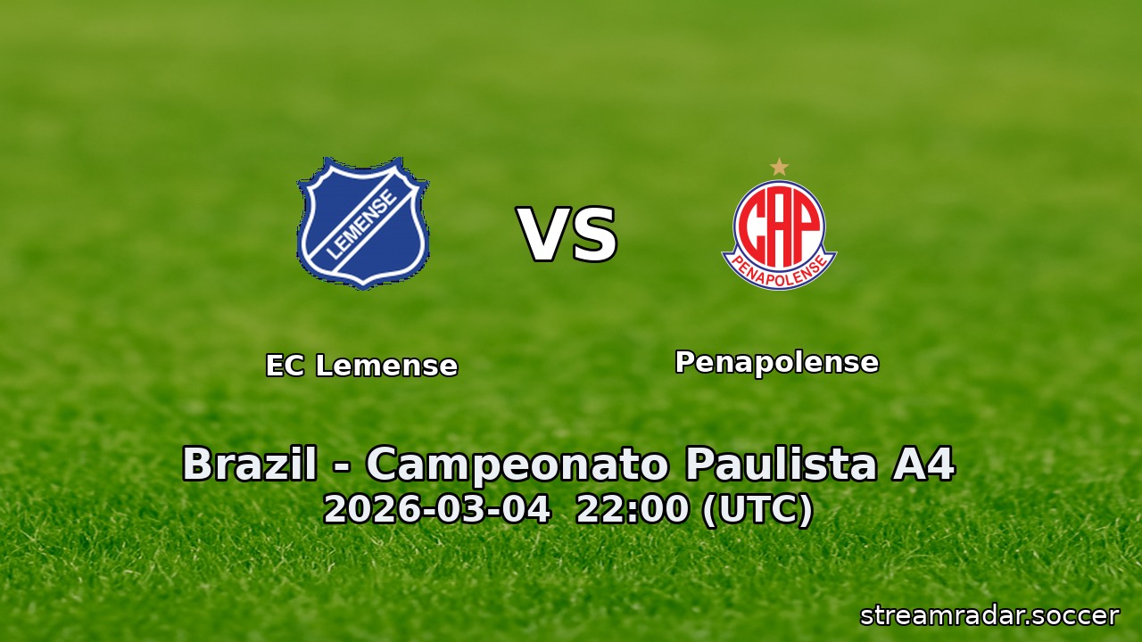 EC Lemense vs Penapolense