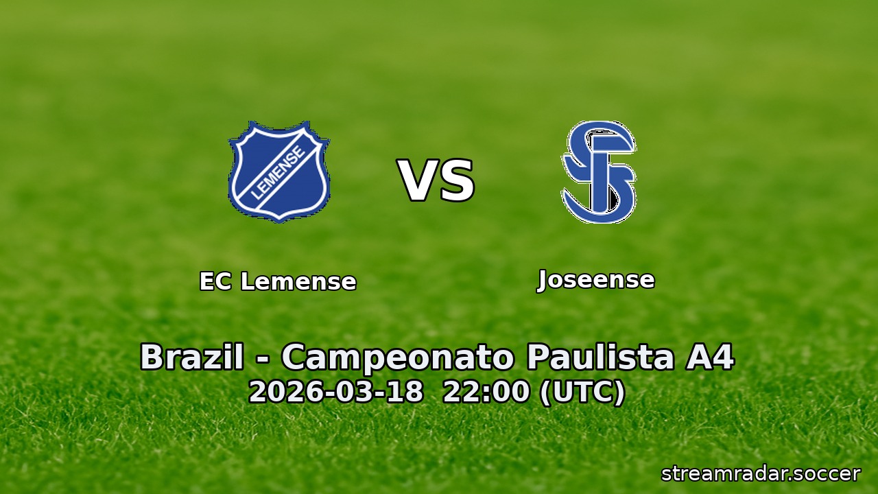 EC Lemense vs Joseense