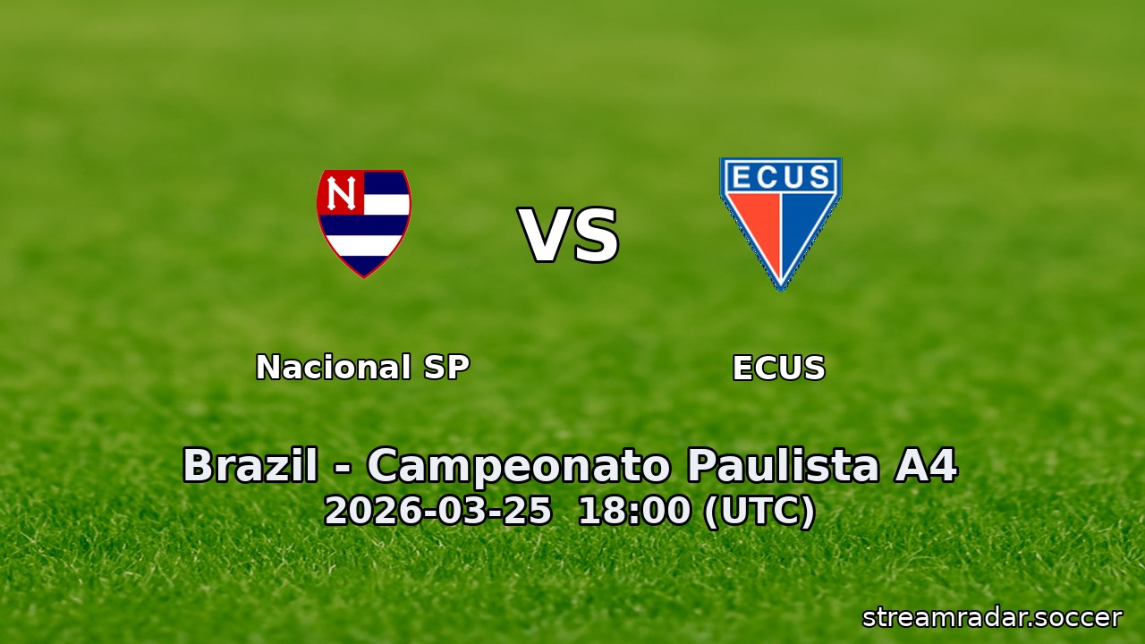 Nacional SP vs ECUS