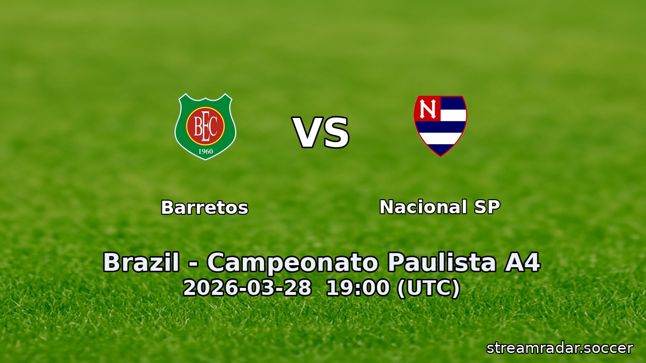Barretos vs Nacional SP