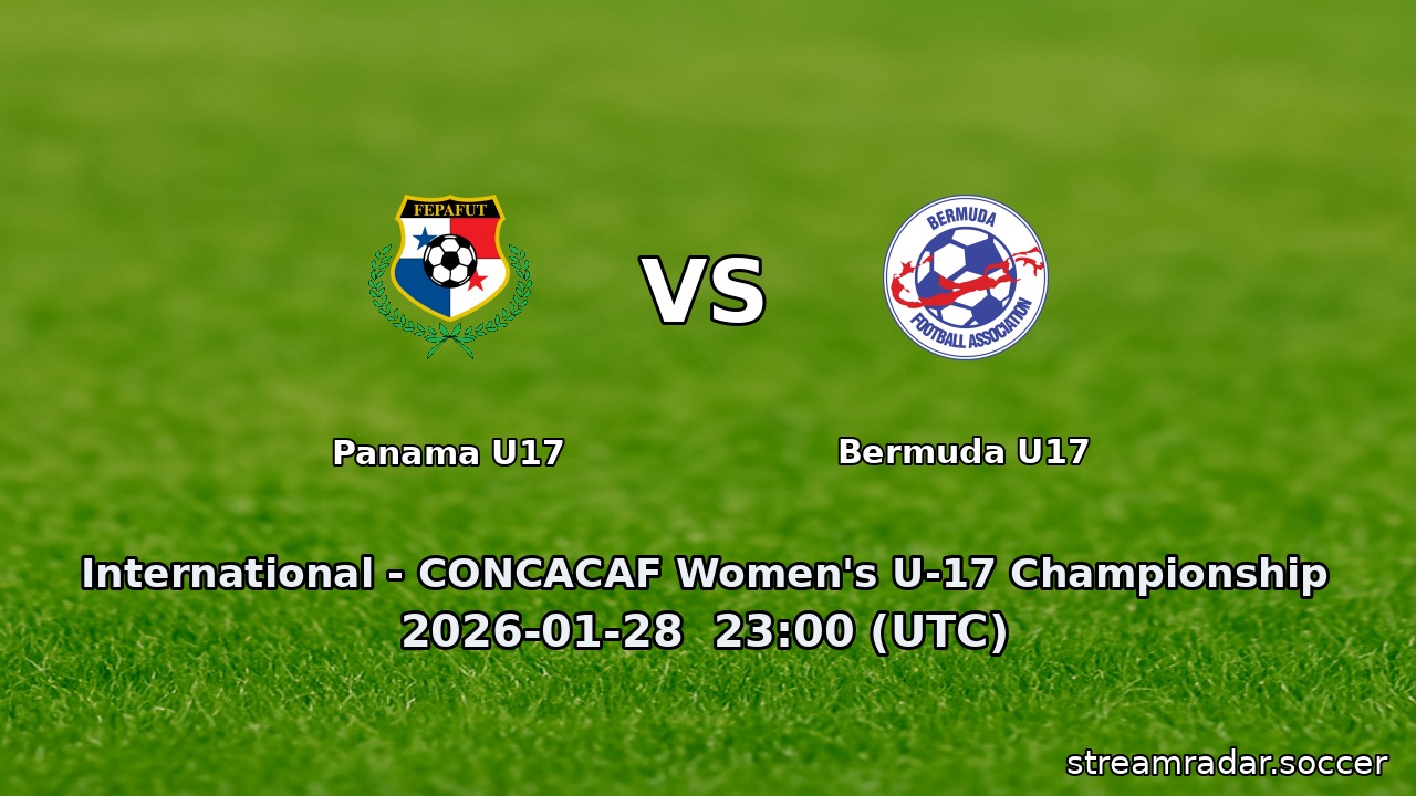 Panama U17 vs Bermuda U17