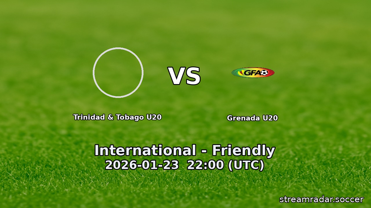 Trinidad & Tobago U20 vs Grenada U20