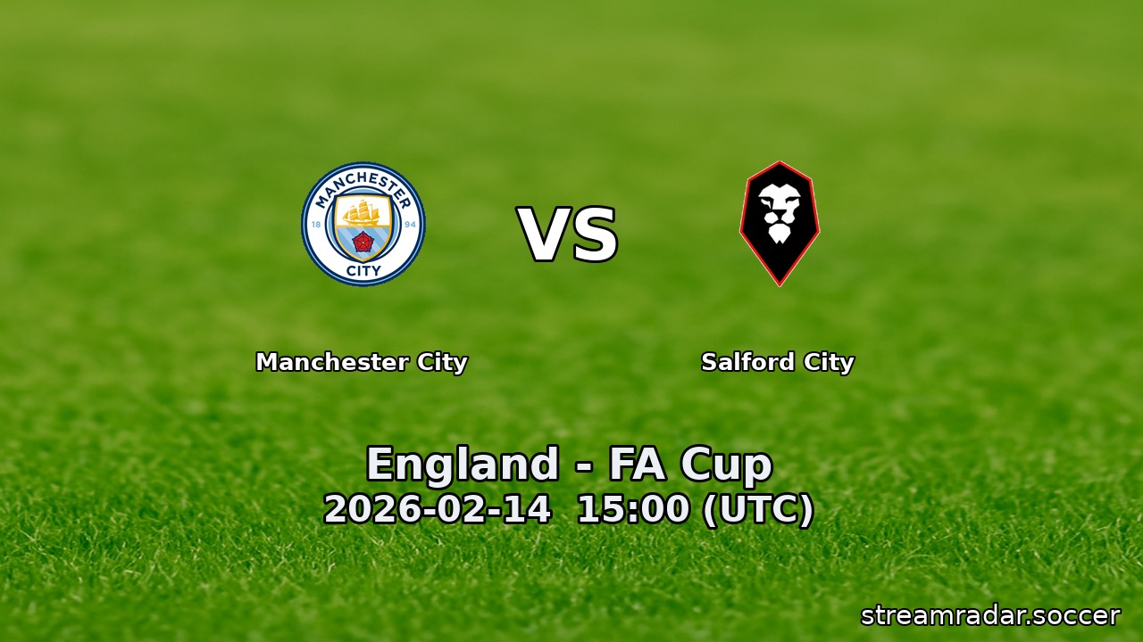 Manchester City vs Salford City