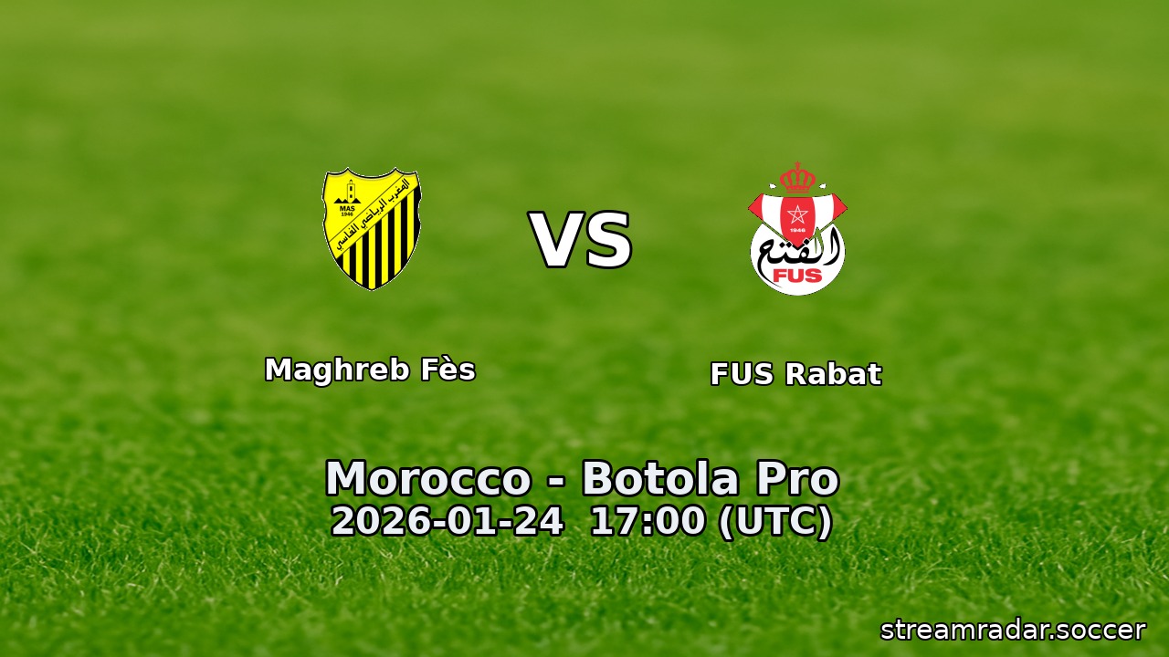 Maghreb Fès vs FUS Rabat