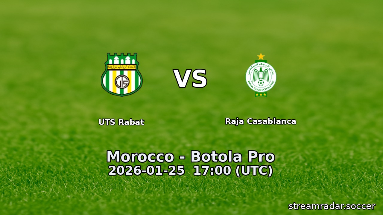 UTS Rabat vs Raja Casablanca