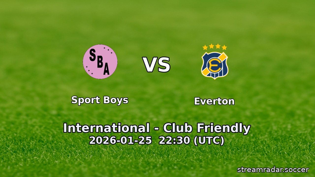 Sport Boys vs Everton