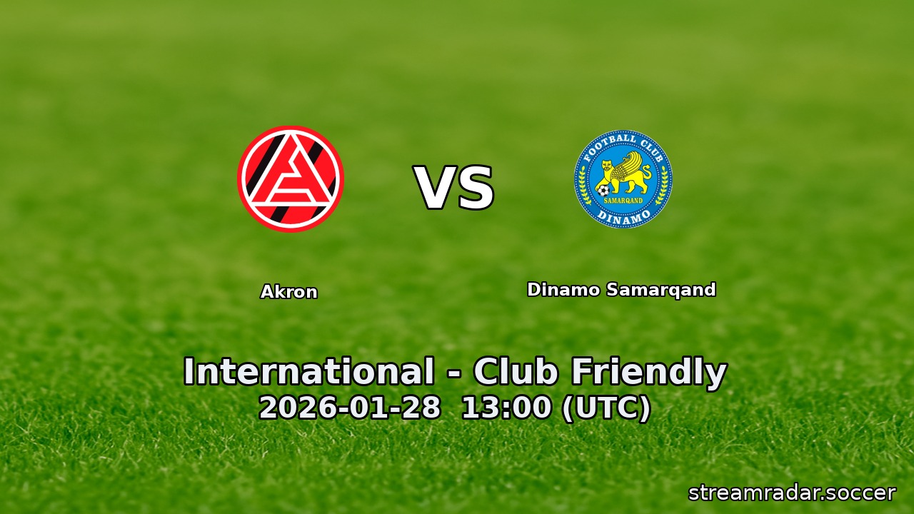Akron vs Dinamo Samarqand