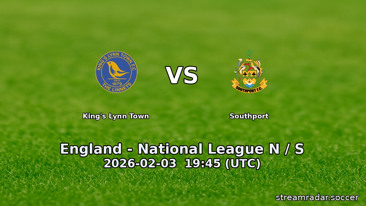 King's Lynn Town vs Southport