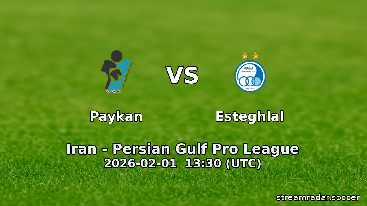 Paykan vs Esteghlal