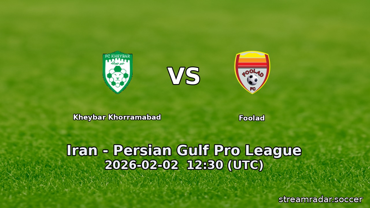 Kheybar Khorramabad vs Foolad