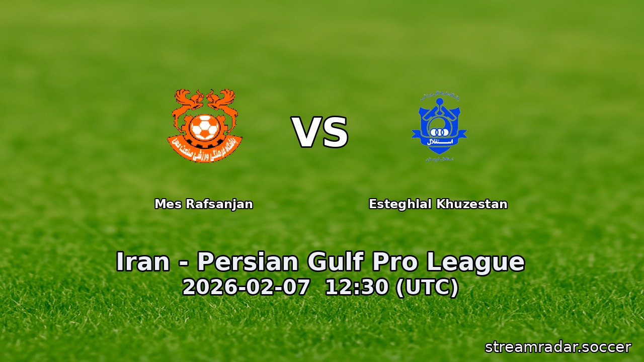 Mes Rafsanjan vs Esteghlal Khuzestan