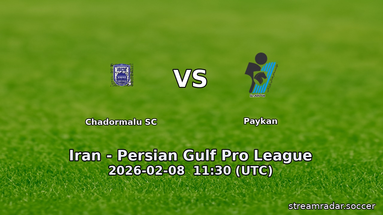 Chadormalu SC vs Paykan