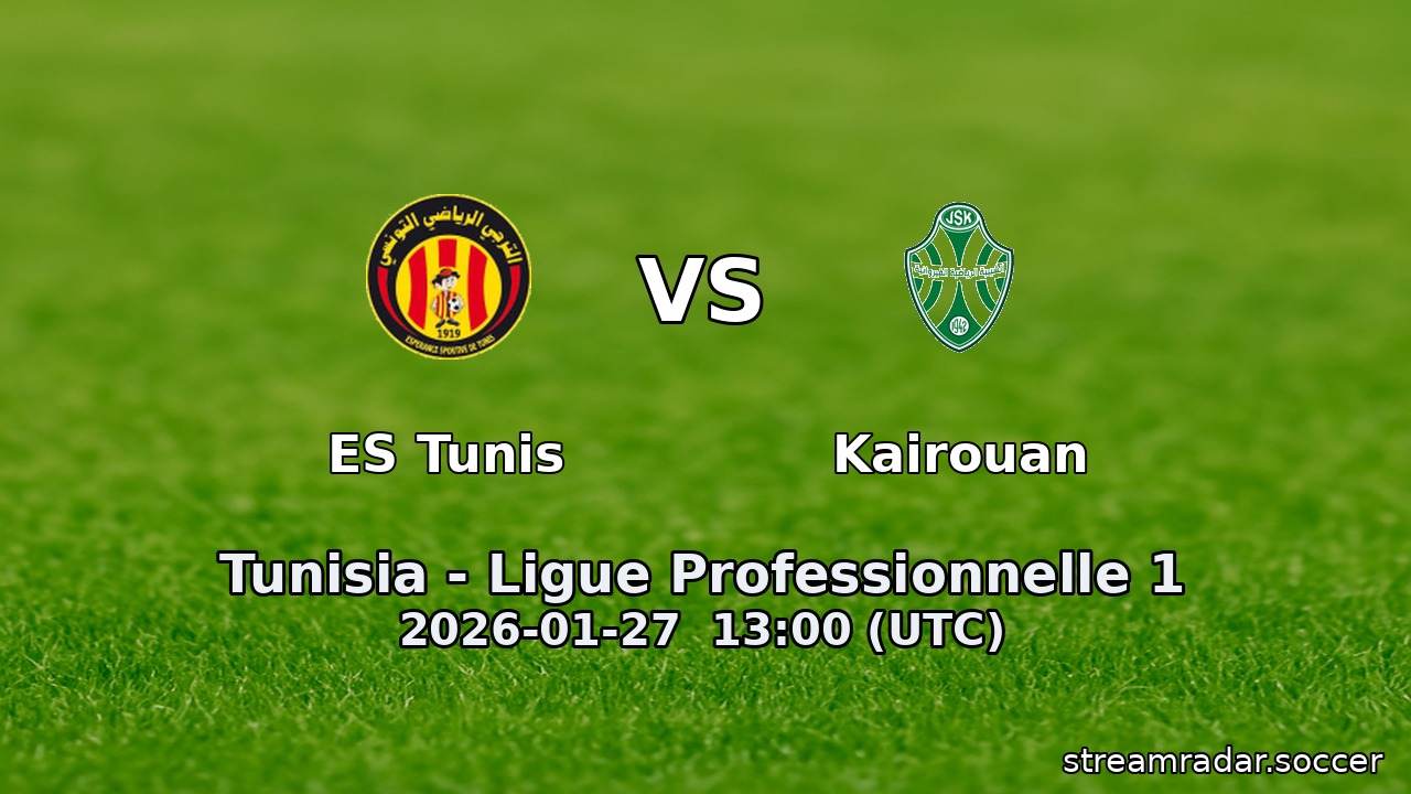 ES Tunis vs Kairouan
