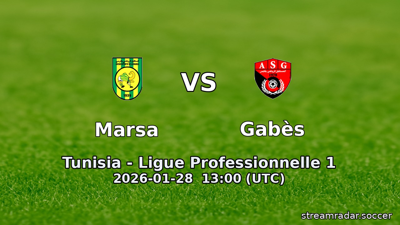 Marsa vs Gabès
