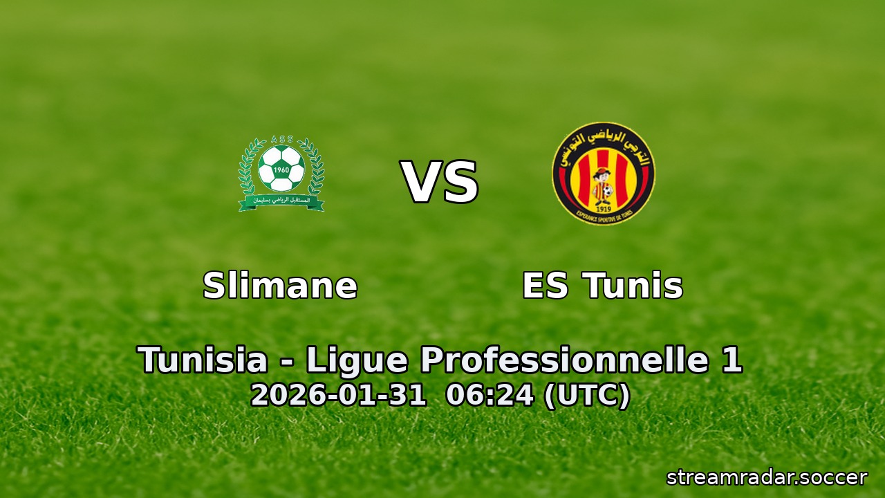 Slimane vs ES Tunis