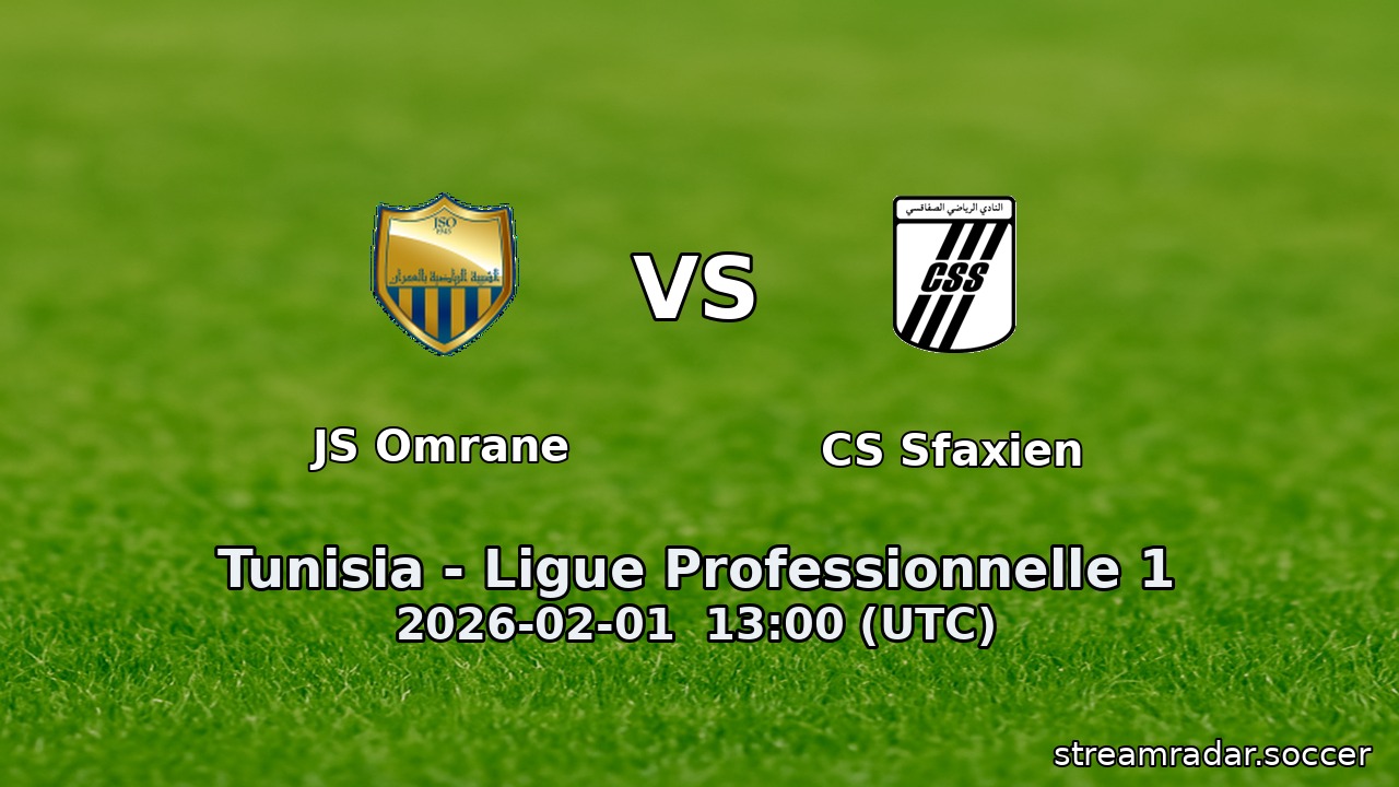 JS Omrane vs CS Sfaxien