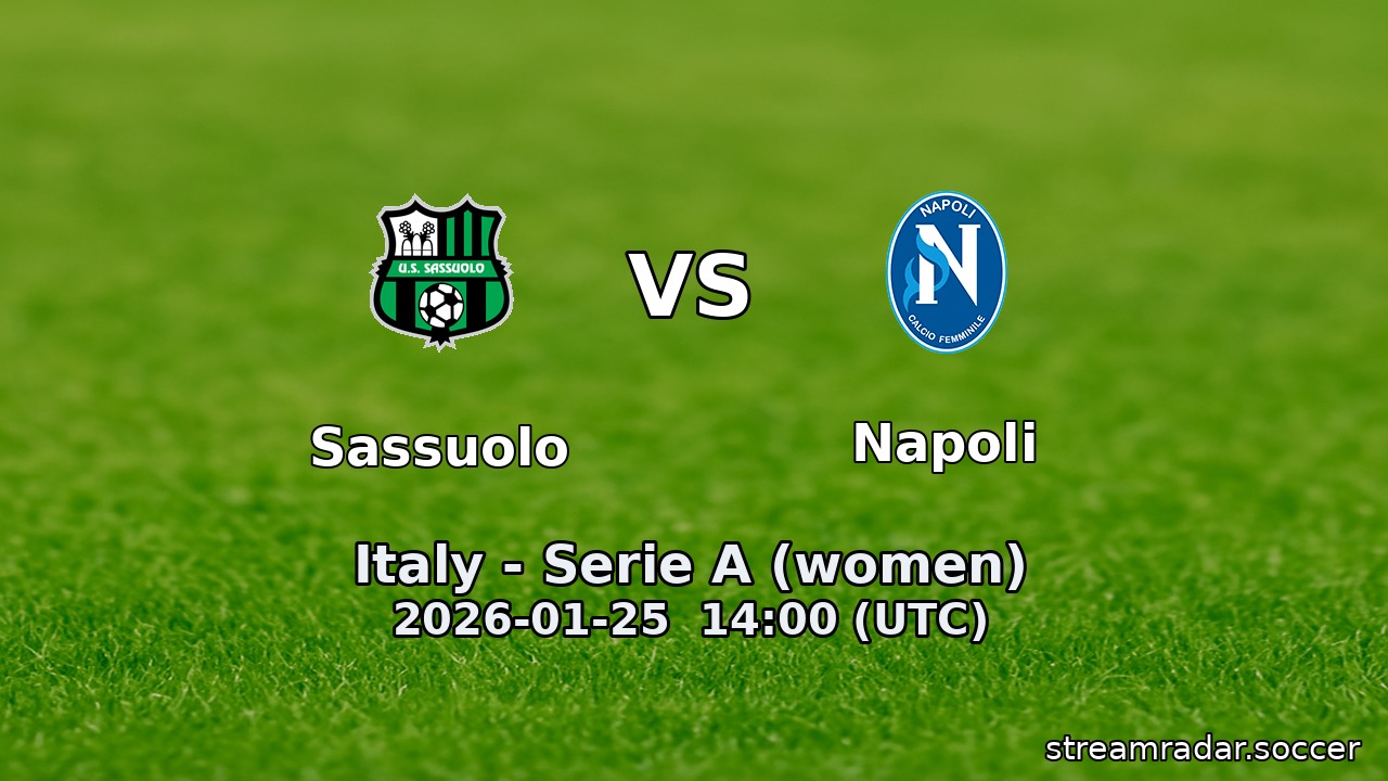 Sassuolo vs Napoli