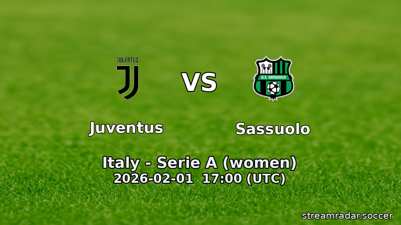 Juventus vs Sassuolo
