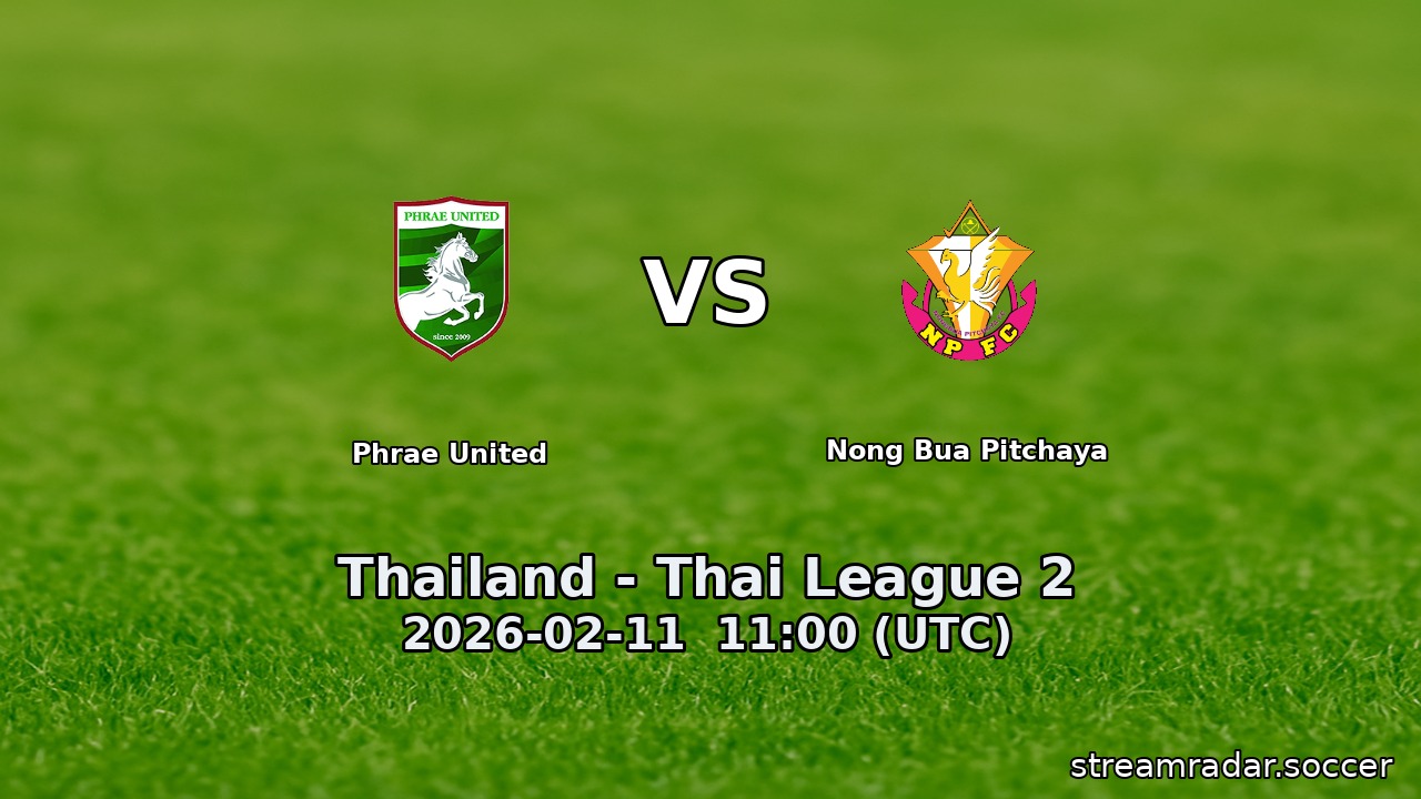 Phrae United vs Nong Bua Pitchaya