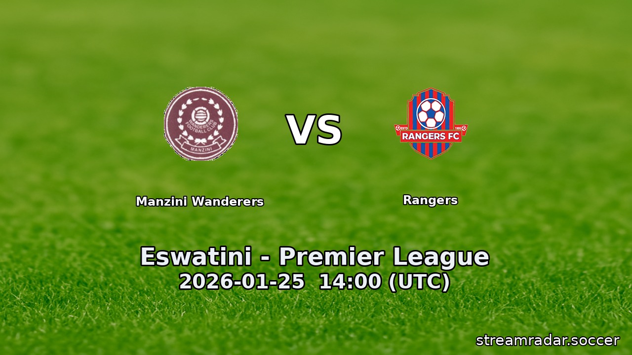 Manzini Wanderers vs Rangers