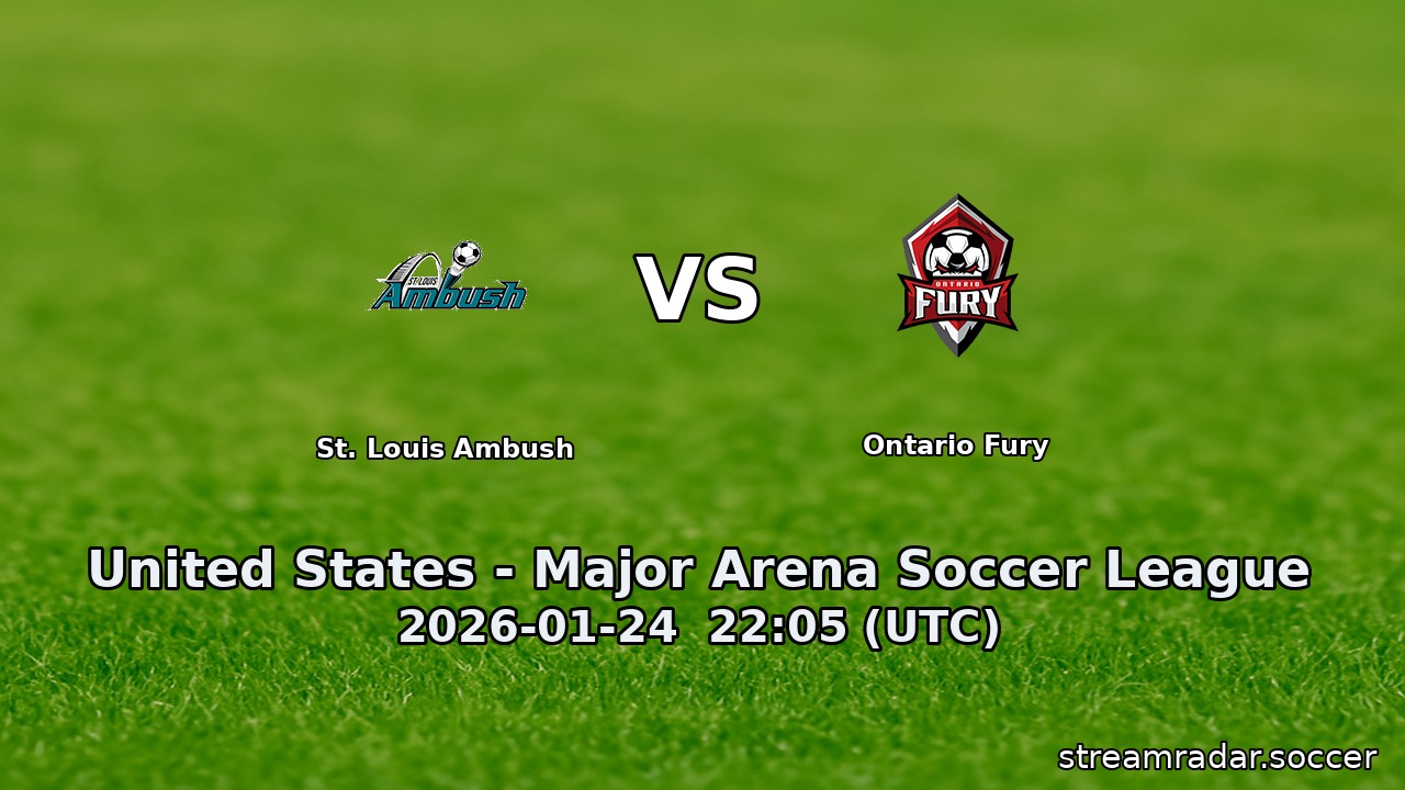 St. Louis Ambush vs Ontario Fury