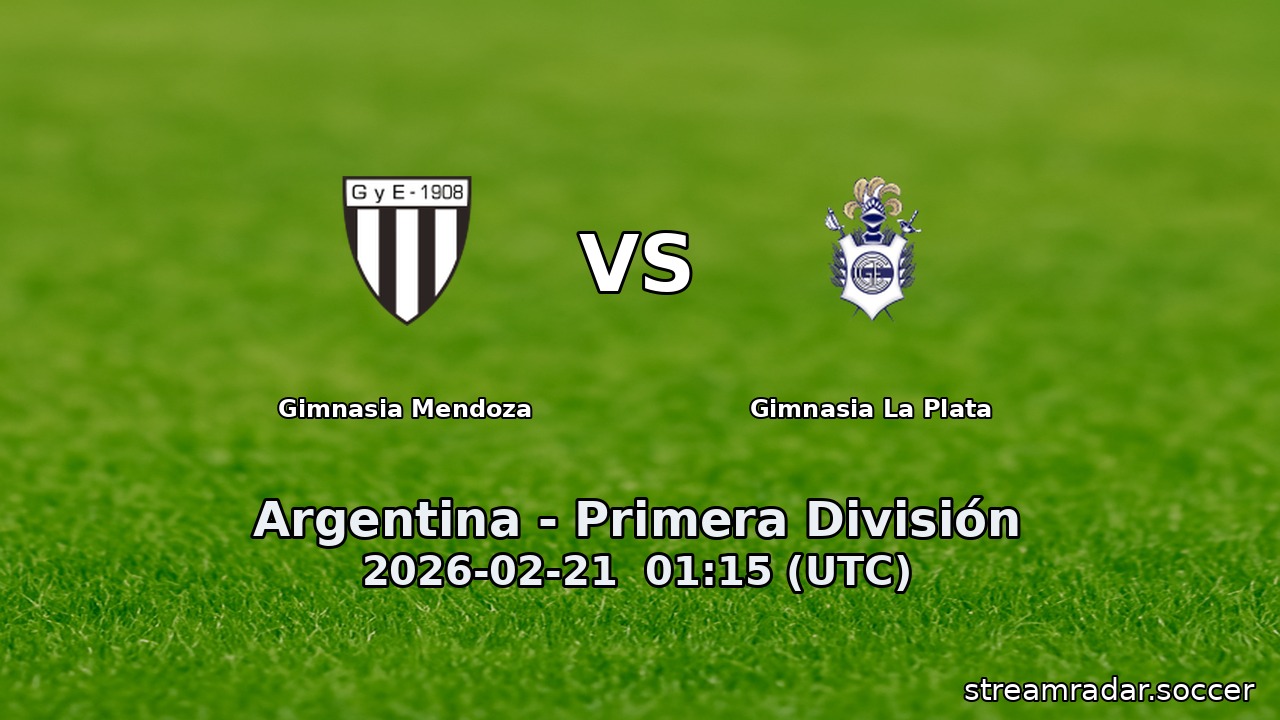 Gimnasia Mendoza vs Gimnasia La Plata
