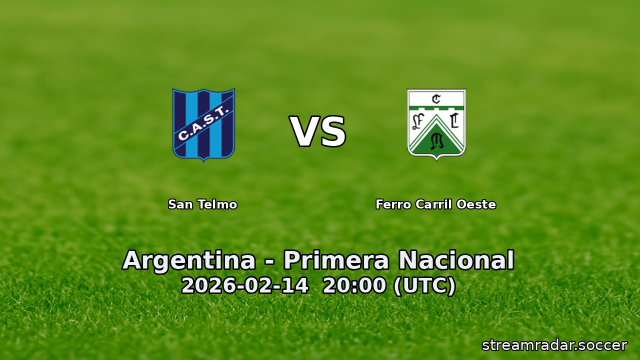 San Telmo vs Ferro Carril Oeste