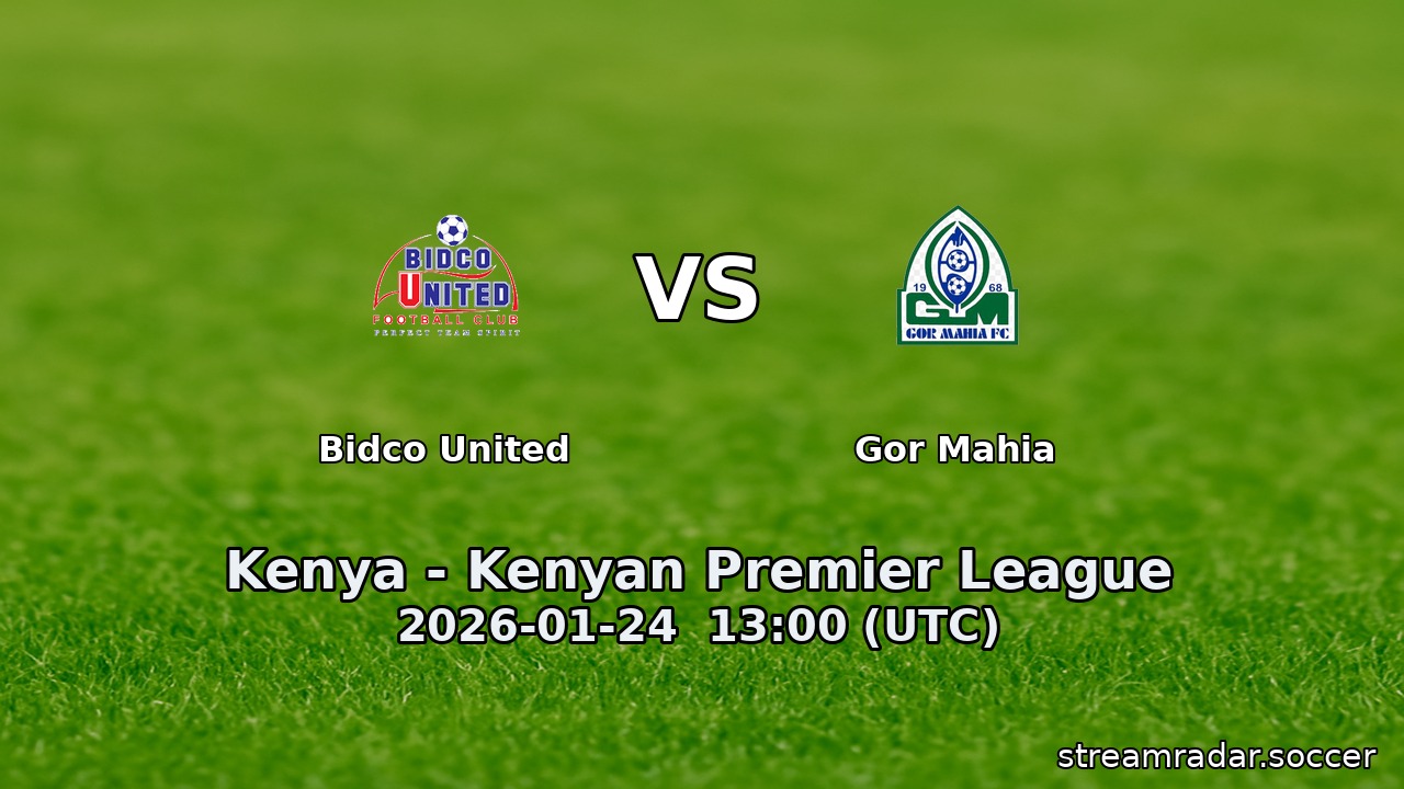 Bidco United vs Gor Mahia