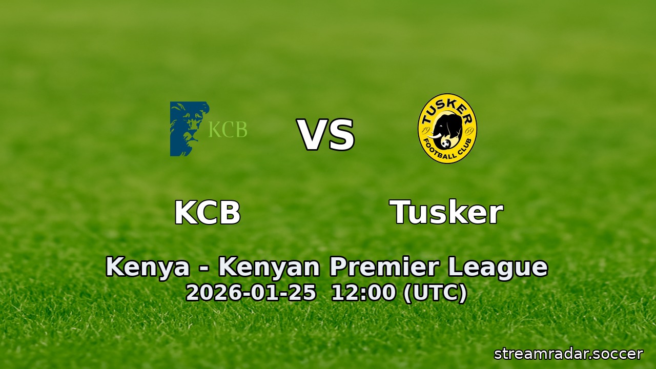 KCB vs Tusker