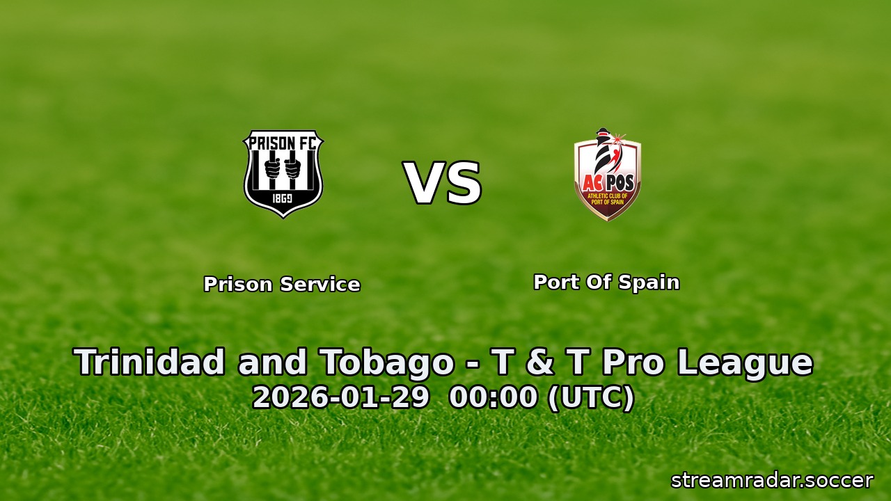 Prison Service vs Port Of Spain