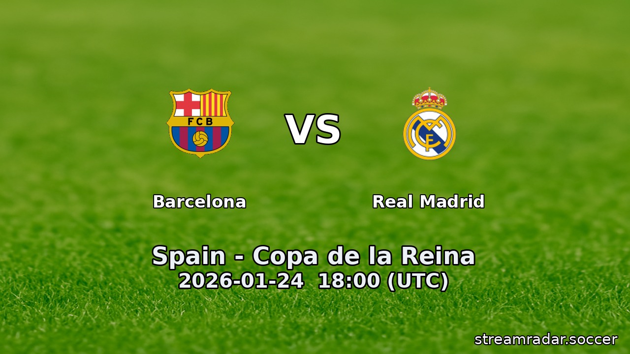 Barcelona vs Real Madrid