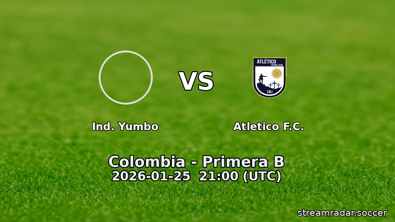 Ind. Yumbo vs Atletico F.C.