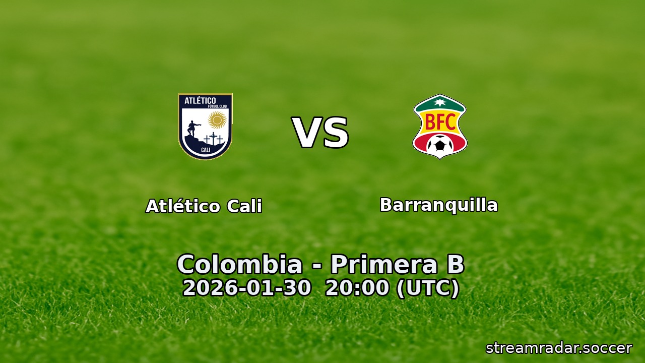 Atlético Cali vs Barranquilla
