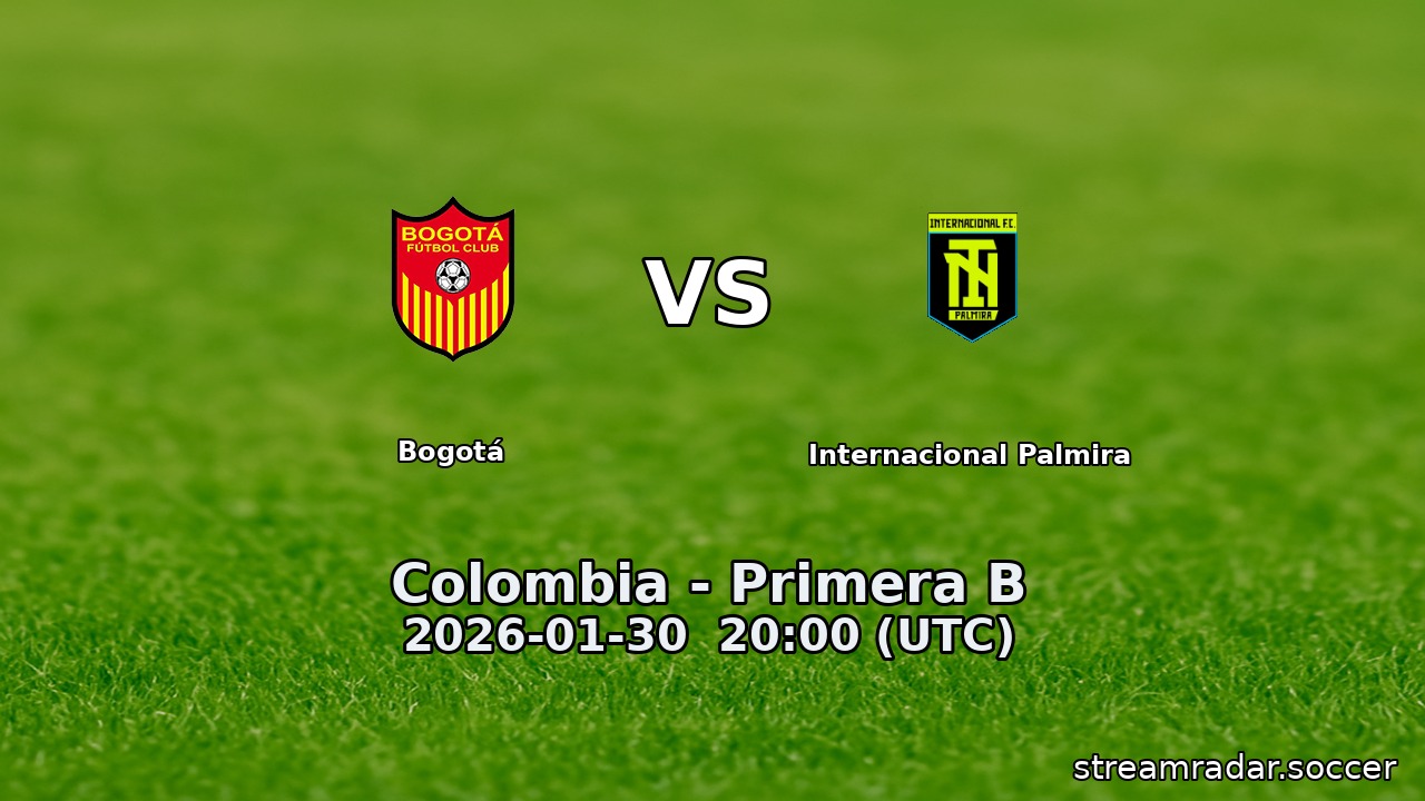 Bogotá vs Internacional Palmira