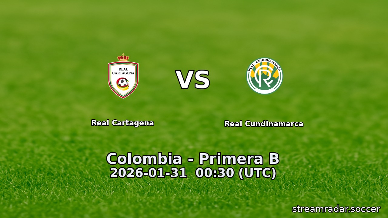 Real Cartagena vs Real Cundinamarca