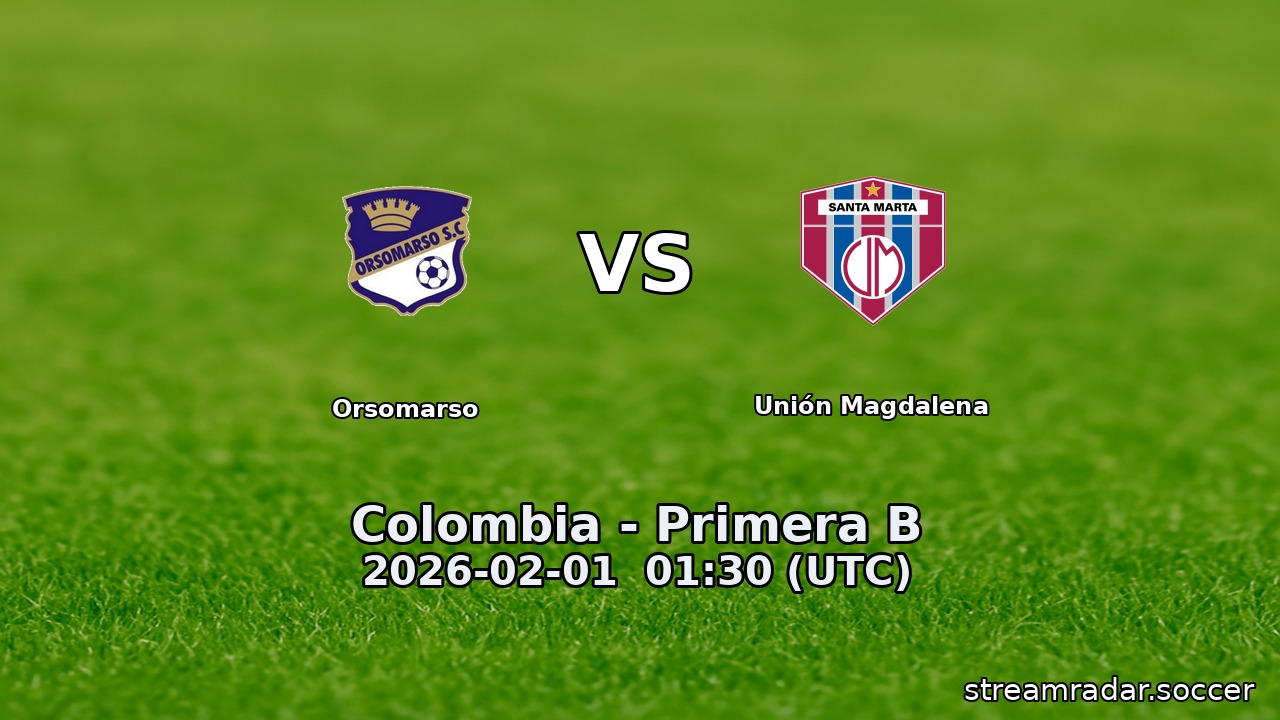 Orsomarso vs Unión Magdalena