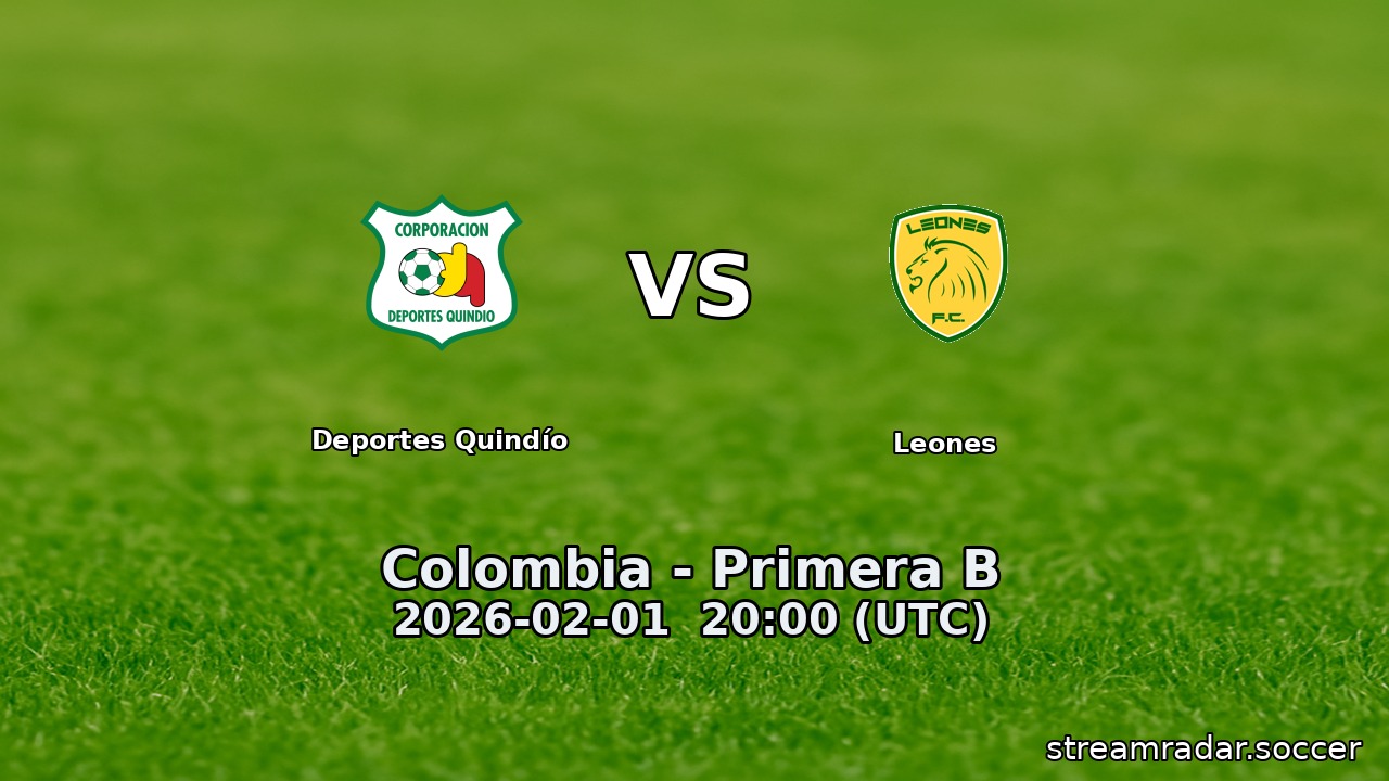 Deportes Quindío vs Leones