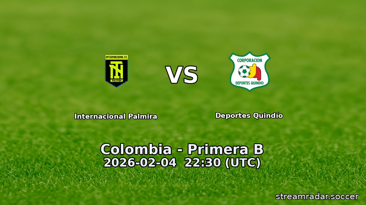 Internacional Palmira vs Deportes Quindío