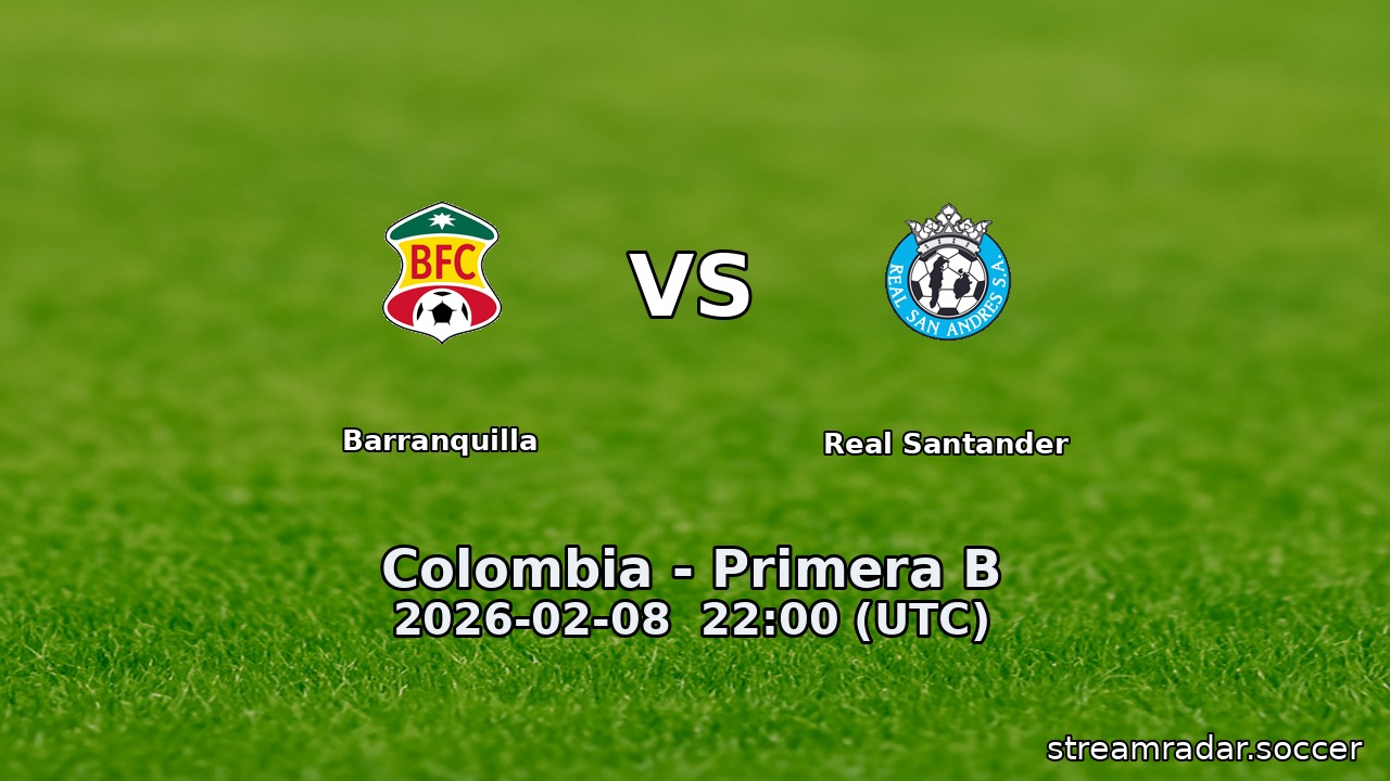 Barranquilla vs Real Santander