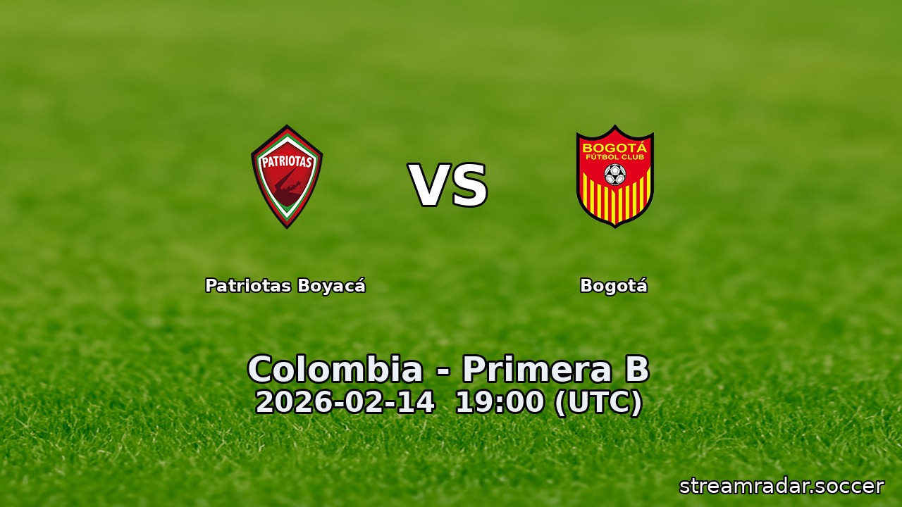 Patriotas Boyacá vs Bogotá