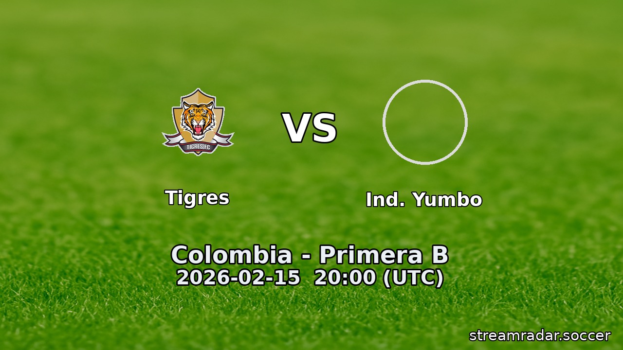 Tigres vs Ind. Yumbo
