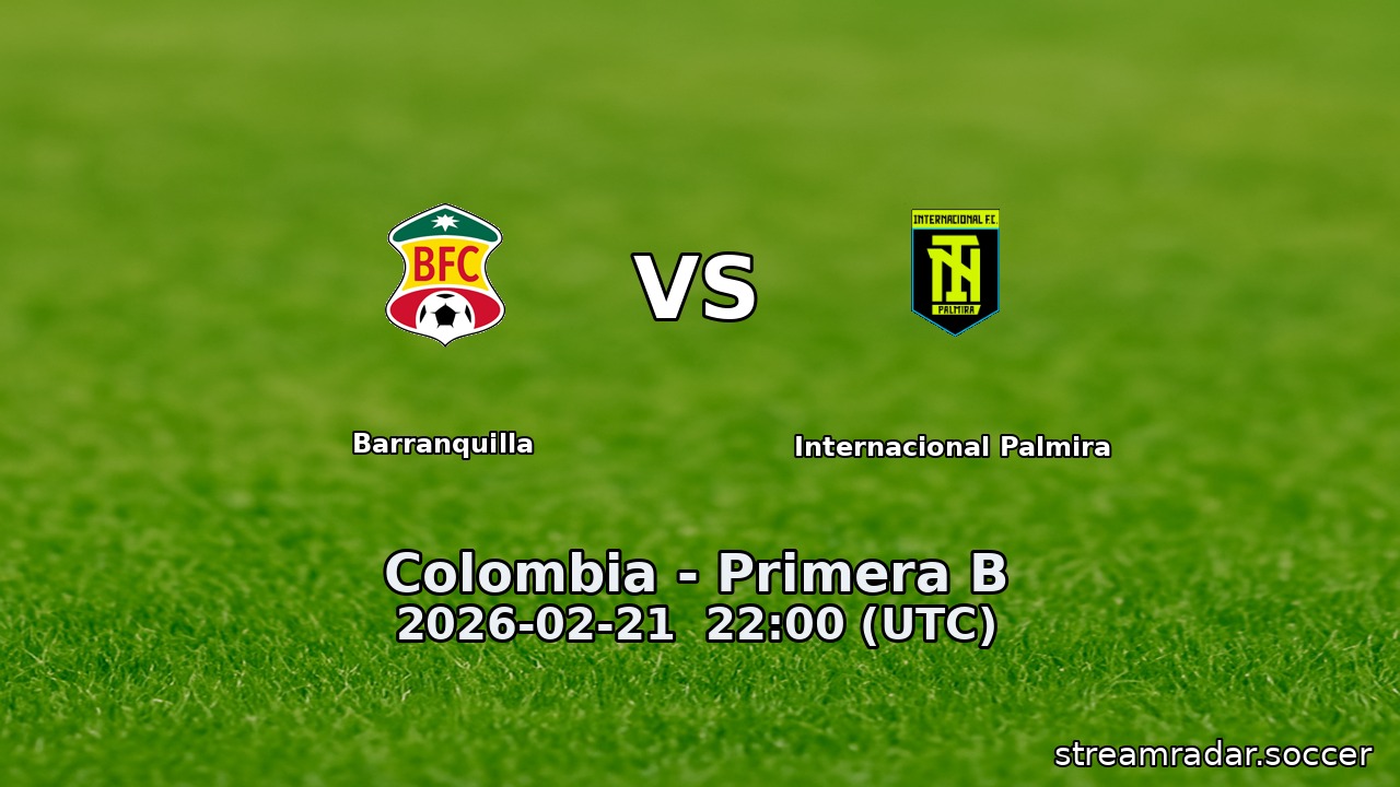 Barranquilla vs Internacional Palmira