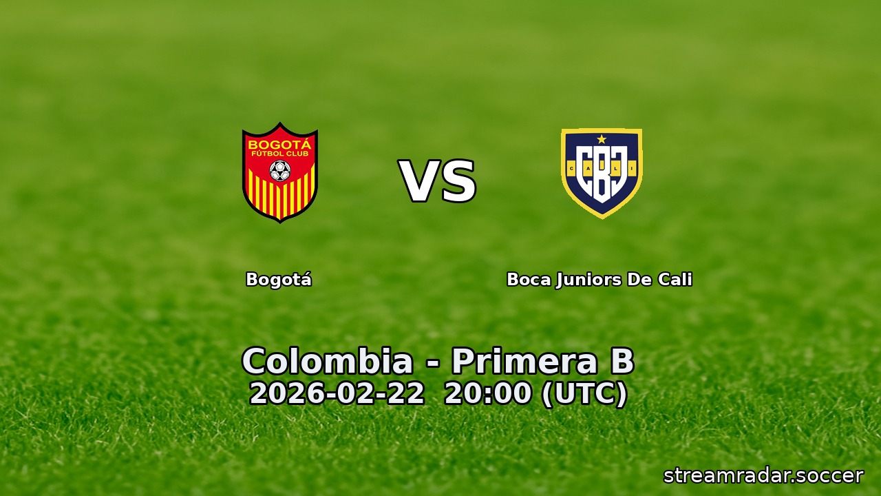 Bogotá vs Boca Juniors De Cali