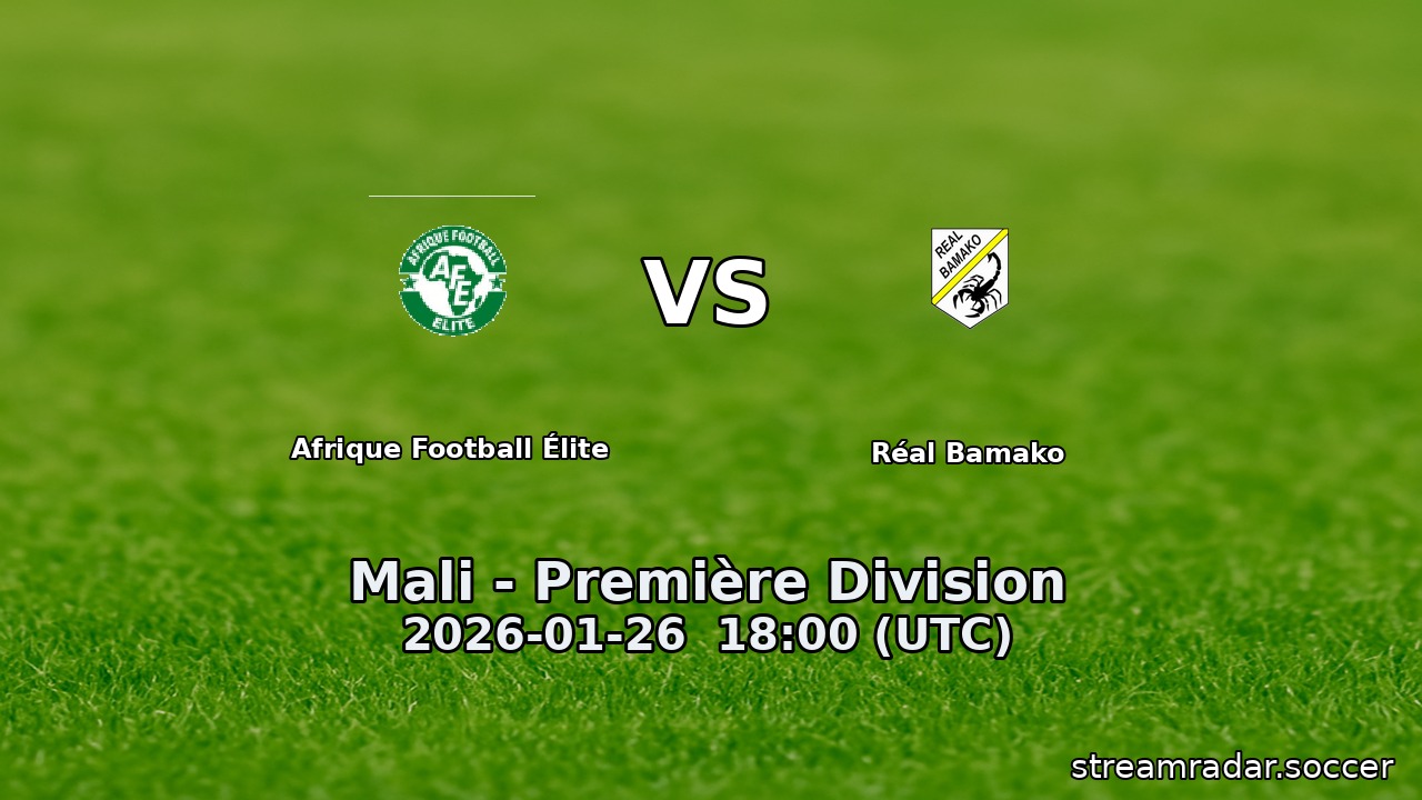 Afrique Football Élite vs Réal Bamako