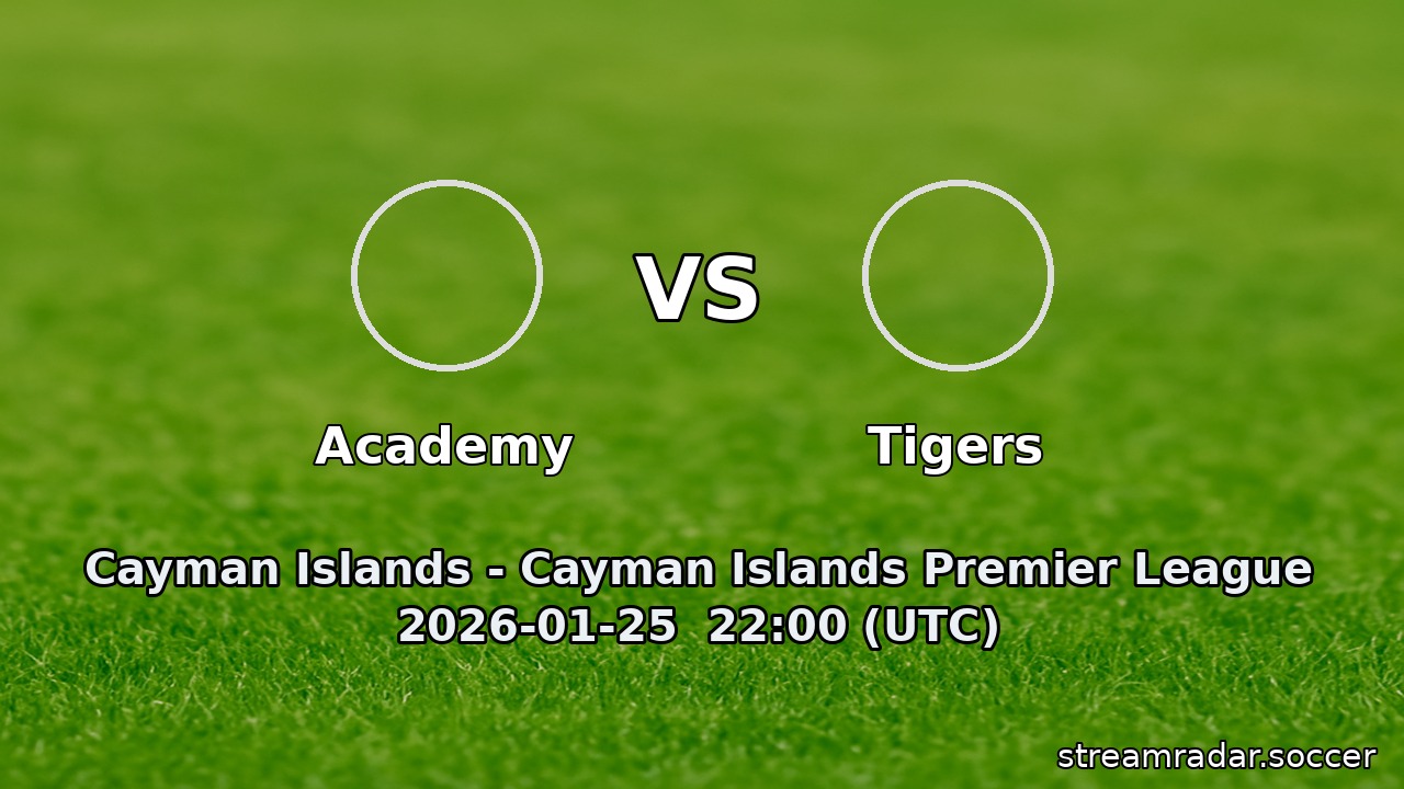 Academy vs Tigers